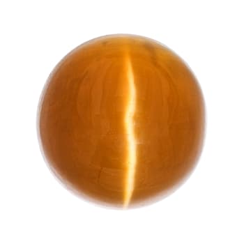 Fire Opal Cat's Eye 6mm Round 0.90ct