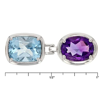 Multi-Gemstone Bracelet In Sterling Silver 20.70ctw