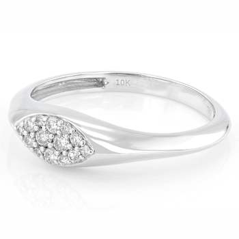 Diamond Band Ring In 10K White Gold