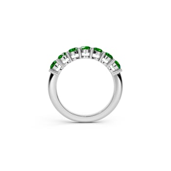 14K White Gold Tsavorite Ring 1.55 ctw