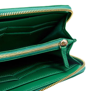 Mimi Green Continental Wallet