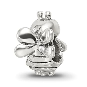 Sterling Silver Bumblebee Bead