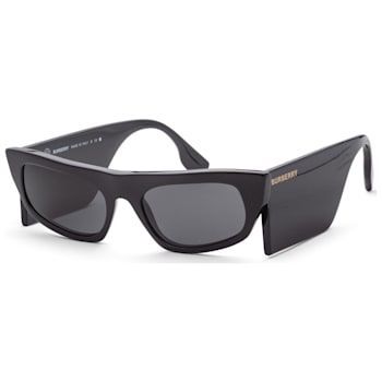 Burberry Women's Palmer 55mm Black Sunglasses | BE4385-300187