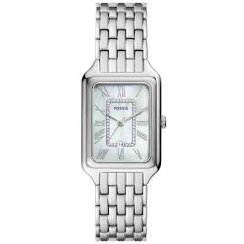 Fossil Raquel 26mm Mother of Pearl Dial Stainless Steel Watch