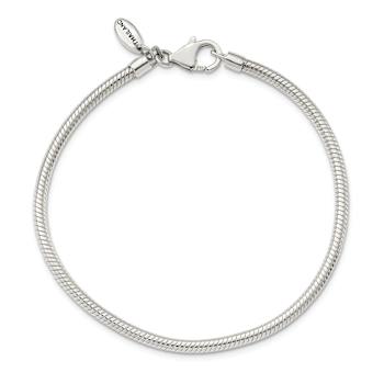 Sterling Silver Reflections Lobster Clasp Bead Bracelet