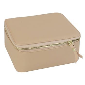 Mele and Co Buff Bento Travel Jewelry Case