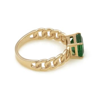 1.63 Ctw Emerald Ring in 14K YG