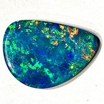 Opal on Ironstone 23x17mm Free-Form Doublet 13.78ct