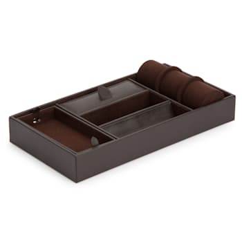 Blake Brown Valet Tray with Cuff