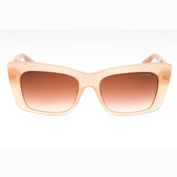 Guess Shiny Beige Frame / Gradient Brown Lenses Sunglasses