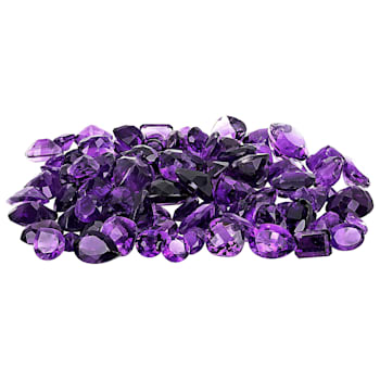 Amethyst Mixed Shapes and Sizes Parcel 100ctw
