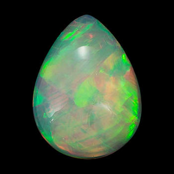 Ethiopian Opal 19x14.4mm Pear Shape 6.33ct