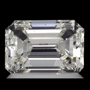 1.23ct White Rectangular Octagonal Mined Diamond H Color, VS2, GIA Certified