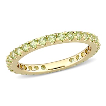 Peridot 10K Yellow Gold Ring 1.24ctw