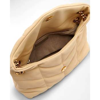 Saint Laurent Lou Puffer Shoulder Bag in Quilted Leather