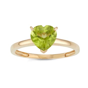 Peridot 10K Yellow Gold Ring 1.85ctw