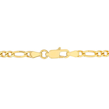Robert Alton Men's Yellow Figaro Chain Necklace 3.50mm In Ion-Plated
Stainless Steel 24 Inch