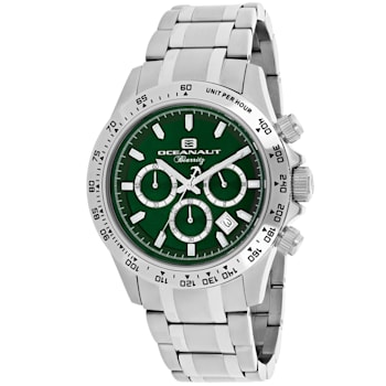 Oceanaut Men's Biarritz Green Dial, Stainless Steel Watch