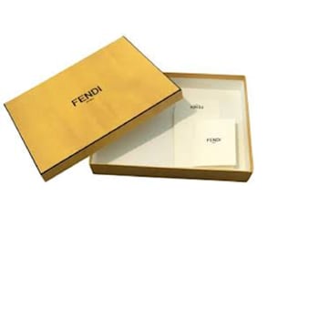 Fendi O'Lock Anthracite Gray and Python Print Leather Snap Continental Wallet