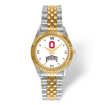 LogoArt Ohio State University Pro Two-tone Gents Watch