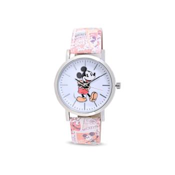 Disney Mickey Standing His and Hers Orange Comic Strip Watches Set of 2