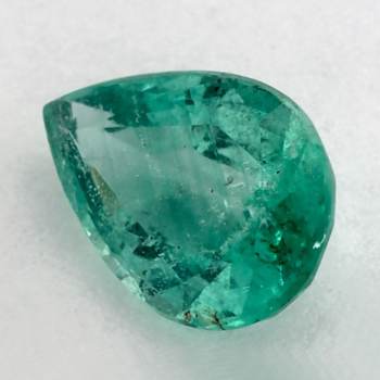 Zambian Emerald 8.11x5.83mm Pear Shape 0.97ct