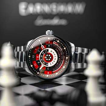 Thomas Earnshaw Staunton Chess Set Automatic Red Dial Stainless Steel
Band Limited Edition Watch