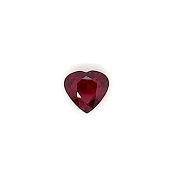 Ruby 11.08x10.5mm Heart Shape 5.04ct