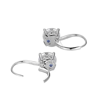 White Cubic Zirconia Platineve Earrings 5.94ctw