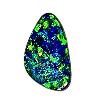 Opal on Ironstone 13.2x7.7mm Free-Form Doublet 1.78ct