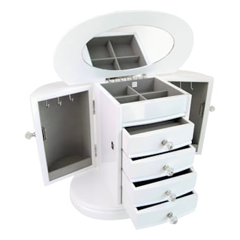 Mele and Co Heloise Wooden Jewelry Box