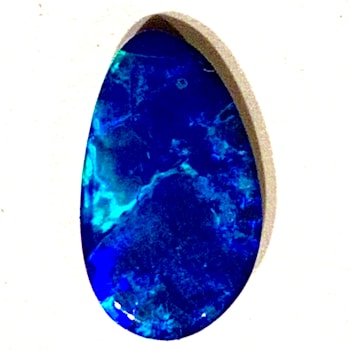 Opal on Ironstone 11.9x7.1mm Free-Form Doublet 1.54ct
