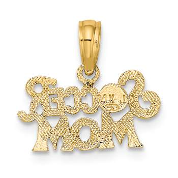 10K Yellow Gold Soccer Mom Charm