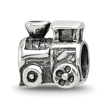 Sterling Silver Train Bead