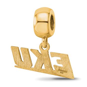 14K Yellow Gold Over Sterling Silver LogoArt Eastern Kentucky University
Extra Small Dangle Bead