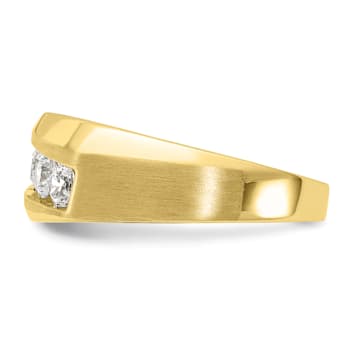 10K Yellow Gold Lab Grown Diamond SI1/SI2, G H I, Men's 5-Stone Ring