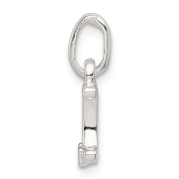 Sterling Silver Letter I with Enamel Pendant