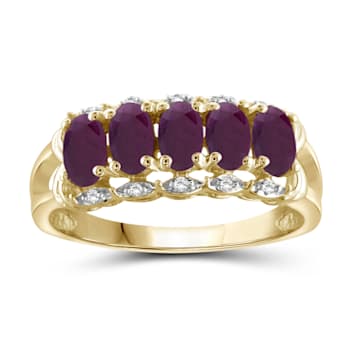 Red Ruby 14K Gold Over Sterling Silver Ring 1.63ctw