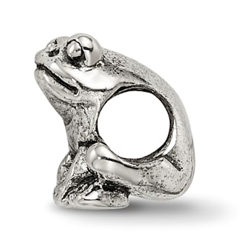 Sterling Silver Frog Bead