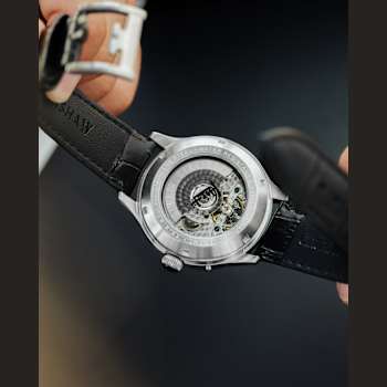 Thomas Earnshaw Baron Grand Date Calendar Open Heart Automatic