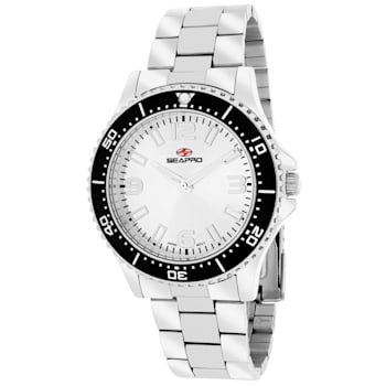 Seapro Women's Tideway White Dial, Stainless Steel Watch