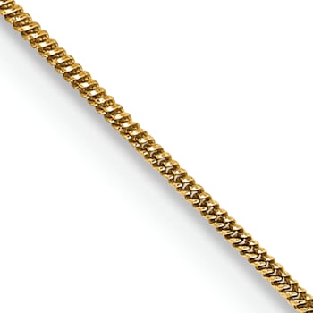 14K Yellow Gold .65mm Round Snake Chain Necklace