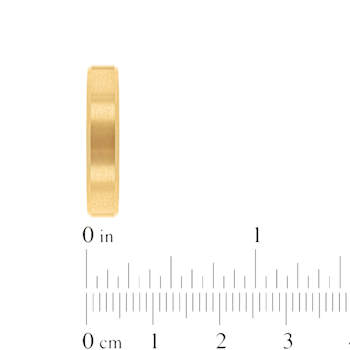 Robert Alton Men's Beveled Edge 6mm Band Ring In Tungsten