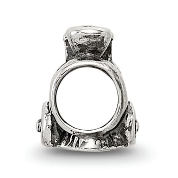 Sterling Silver Train Bead