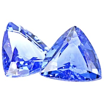 Ceylon Sapphire 3.7mm Trillion Matched Pair 0.30ctw