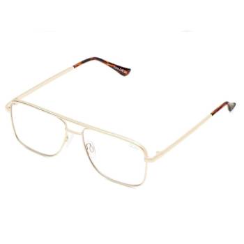 Quay Poster Boy Mini Gold Aviator Frame / Clear Lenses Sunglasses