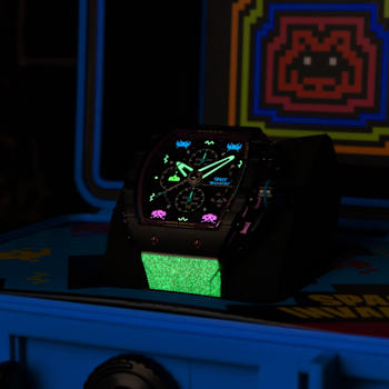 Nubeo Magellan Chronograph Space Invaders Purple Stainless Steel Band
Limited Edition Watch
