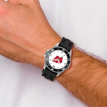 LogoArt University of Wisconsin Collegiate Gents Watch