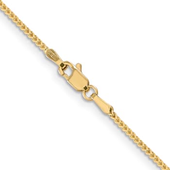 14K Yellow Gold 1mm Franco Chain Necklace