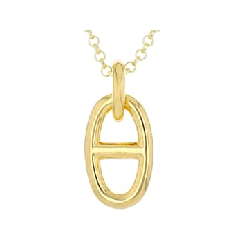 Mariner Link Pendant Necklace In 18K Gold Over Sterling Silver